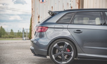 Боковые диффузоры заднего бампера Audi RS3 8V Sportback (вер. 1) фото