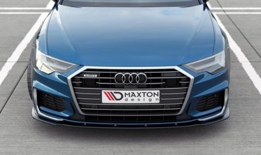 Передній дифузор бампера Audi A6 C8 S-line / S6 C8 вер. 2 фото