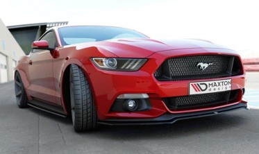Дифузор до переднього бампера Ford Mustang MK6 фото