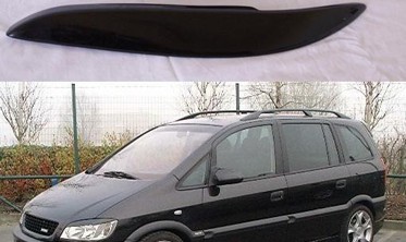 Накладки на передние фары Opel Zafira A  фото