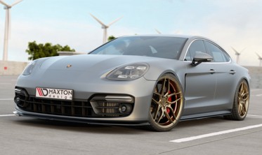 Диффузор на передний бампер Porsche Panamera Turbo / GTS 971 фото