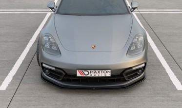 Диффузор на передний бампер Porsche Panamera Turbo / GTS 971 фото