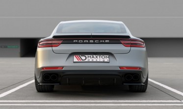 Боковые диффузоры заднего бампера Porsche Panamera Turbo 971 фото
