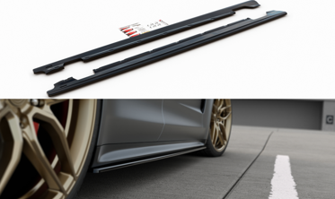 Боковые диффузоры порогов Porsche Panamera Turbo / GTS 971 фото