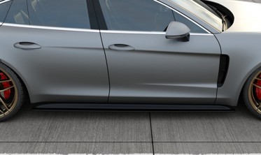 Боковые диффузоры порогов Porsche Panamera Turbo / GTS 971 фото