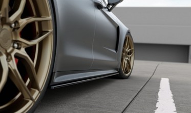 Боковые диффузоры порогов Porsche Panamera Turbo / GTS 971 фото