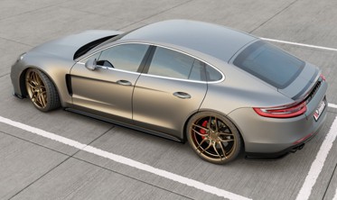 Боковые диффузоры порогов Porsche Panamera Turbo / GTS 971 фото