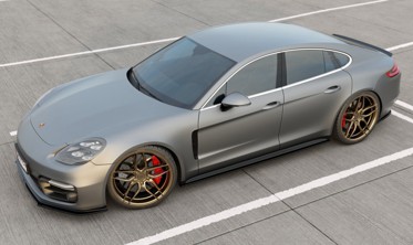 Боковые диффузоры порогов Porsche Panamera Turbo / GTS 971 фото