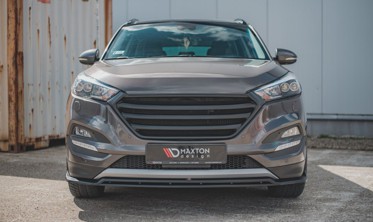 Диффузор переднего бампера Hyundai Tucson Mk3 дорестайл фото