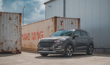 Диффузор переднего бампера Hyundai Tucson Mk3 дорестайл фото
