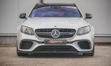 Диффузор переднего бампера Mercedes E63 AMG S213/W213 вер.1 фото