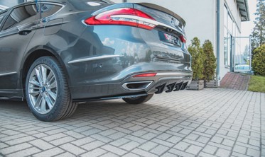 Дифузор заднього бампера Ford Mondeo Vignale MK5 рестайл фото