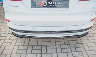 Дифузор заднього бампера Ford Mondeo Estate Platinium MK5 рестайл фото