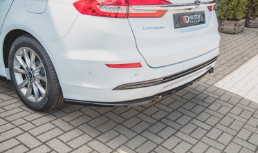 Дифузор заднього бампера Ford Mondeo Estate Platinium MK5 рестайл фото