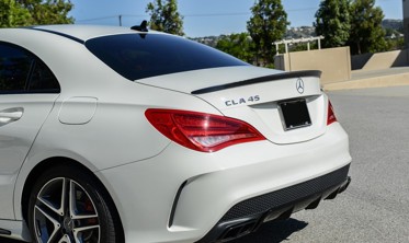Спойлер багажника Mercedes CLA W117 черный фото