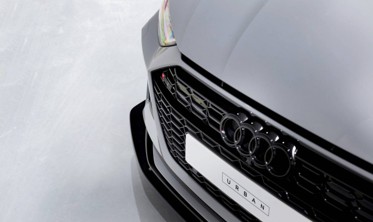 Диффузор (накладка) под передний бампер Audi RS6 C8 / RS7 C8 вер.2 фото