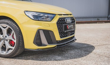 Тюнинговый диффузор под передний бампер Audi A1 S-line GB вер.3 фото