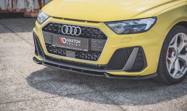 Тюнинговый диффузор под передний бампер Audi A1 S-line GB вер.3 фото