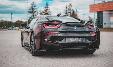 Диффузор заднего бампера BMW I8 фото