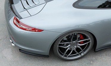 Боковые накладки заднего бампера Porsche 911 Carrera 991 фото
