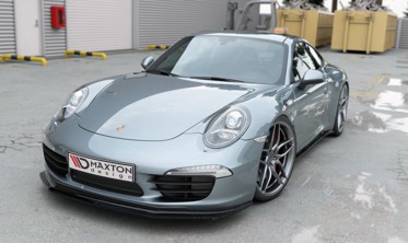 Юбка (накладка) переднего бампера Porsche 911 Carrera 991 вер.2 фото