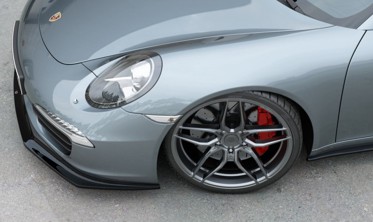 Юбка (накладка) переднего бампера Porsche 911 Carrera 991 вер.2 фото