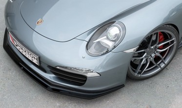 Юбка (накладка) переднего бампера Porsche 911 Carrera 991 вер.2 фото