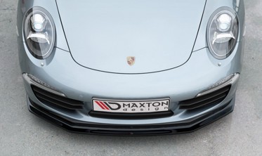 Юбка (накладка) переднего бампера Porsche 911 Carrera 991 вер.2 фото