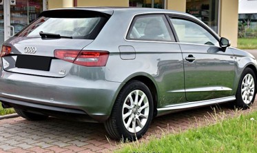 Накладки на пороги Audi A3 8V хетчбек 3 двери стиль S3 / S-line  фото