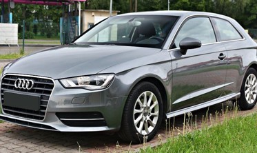 Накладки на пороги Audi A3 8V хетчбек 3 двери стиль S3 / S-line  фото