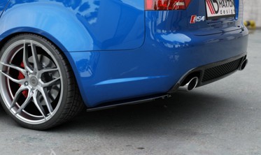 Комплект накладок заднього бампера Audi RS4 B7 Sedan вер.1 фото