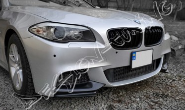Накладки переднього бампера (елерони) BMW F10 М-пакет фото