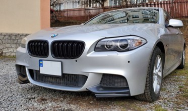 Накладки переднього бампера (елерони) BMW F10 М-пакет фото