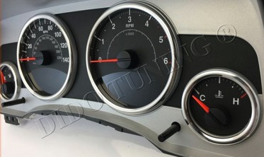 Кільця в щиток приладів Jeep Compass фото