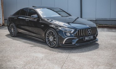 Сплиттер переднего бампера Mercedes CLS C257 AMG-line / AMG 53 вер. 1 фото