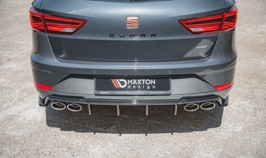 Комплект накладок заднього бампера Seat Leon Cupra MK3 FL Sportstourer вер.2 фото