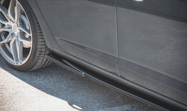 Комплект накладок на пороги Seat Leon MK3 FL Cupra / FR вер.5 фото