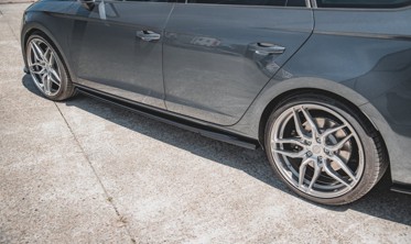 Комплект накладок на пороги Seat Leon MK3 FL Cupra / FR вер.5 фото