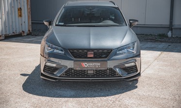 Накладка переднего бампера Seat Leon Cupra / FR MK3 FL вер.7 фото