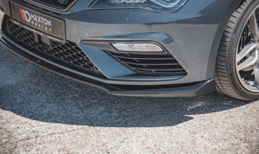 Накладка переднего бампера Seat Leon Cupra / FR MK3 FL вер.7 фото