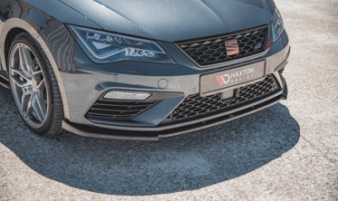 Накладка переднього бампера Seat Leon Cupra / FR MK3 FL вер.6 фото