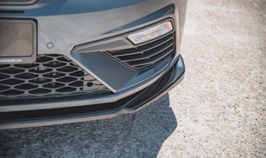 Диффузор под передний бампер Seat Leon Cupra / FR MK3 FL вер.5 фото