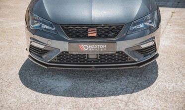 Накладка под передний бампер Seat Leon Cupra / FR MK3 FL вер.4 фото