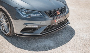 Накладка под передний бампер Seat Leon Cupra / FR MK3 FL вер.4 фото
