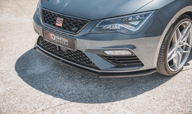 Накладка под передний бампер Seat Leon Cupra / FR MK3 FL вер.4 фото