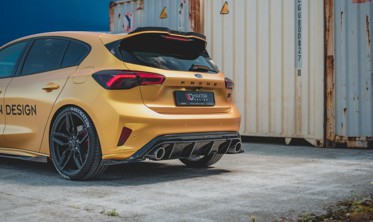 Диффузор заднего бампера с ребрами Ford Focus версия ST MK4 вер. 3 фото