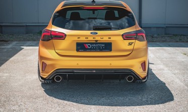 Диффузор заднего бампера с ребрами Ford Focus версия ST MK4 вер. 3 фото