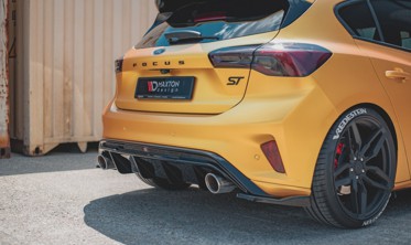 Диффузор заднего бампера с ребрами Ford Focus версия ST MK4 вер. 3 фото