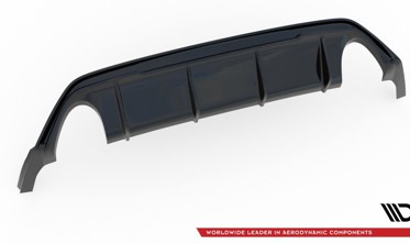 Диффузор заднего бампера с ребрами Ford Focus версия ST MK4 вер. 3 фото