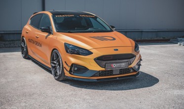 Тюнинговая накладка переднего бампера Ford Focus ST / ST-line MK4 вер. 8 фото